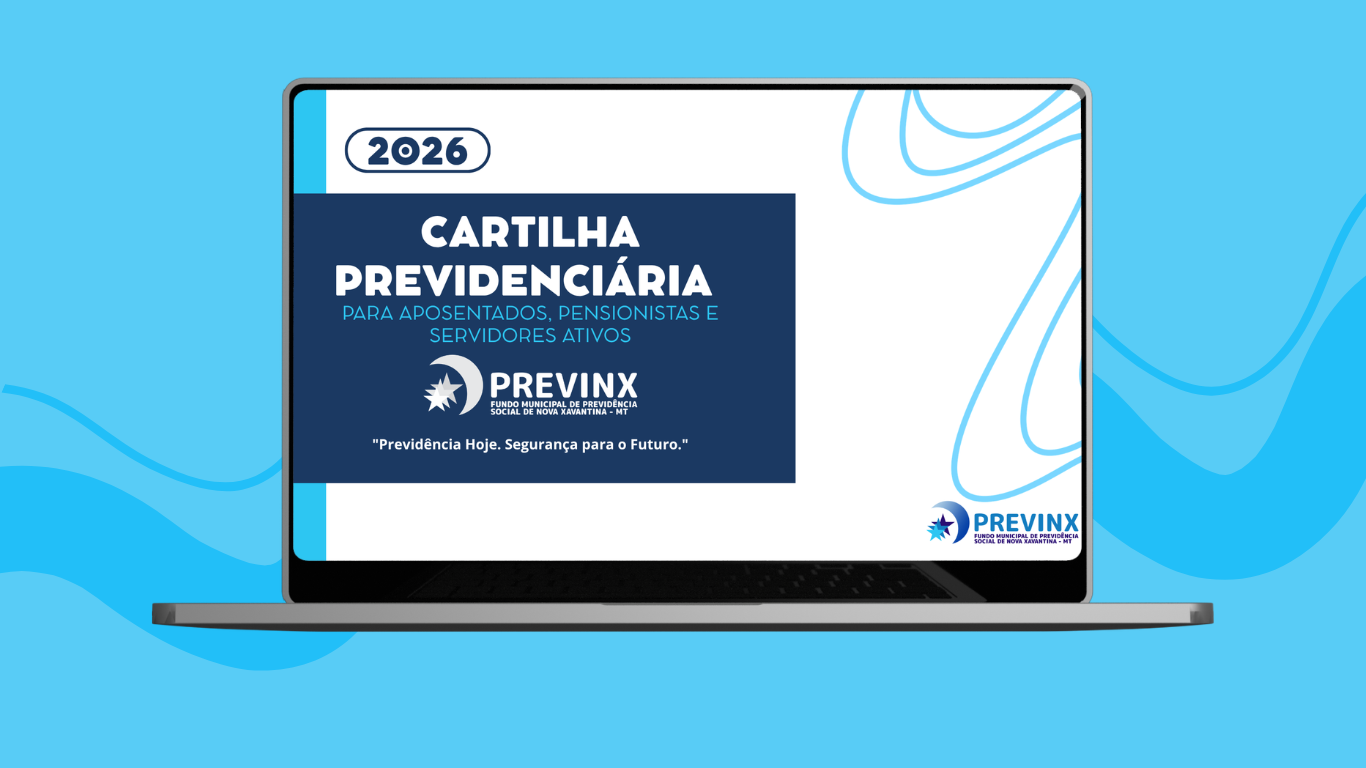 Conheça a Cartilha Previdenciária 2026 do PREVINX